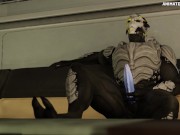 Male Turian Muscle Hyper Growth Animation