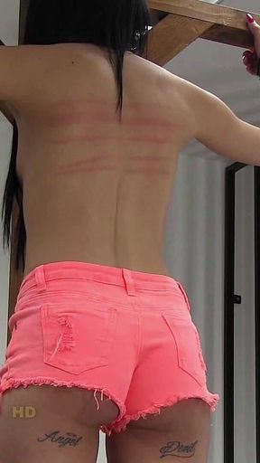 Donna2 Spanking Machine - Bare Back Whipping