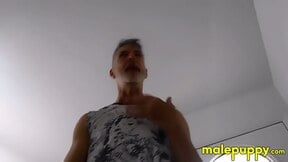 Dominant DILF Richard Lennox HUMILIATES his tiny lover