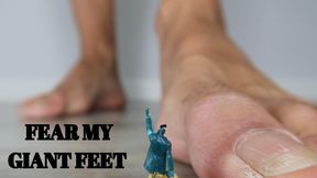 Fear my giant feet - Mr and Mrs C