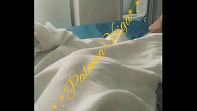 Paloma Veiga com tes&atilde_o logo cedo