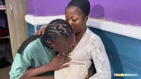 My Girlfriend's Big Ass Friend Comes to Visit and She Knows How to Entertain Herself with Huge Cock