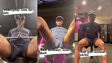 Boner in the gym