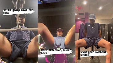 Boner in the gym