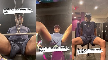 Boner in the gym