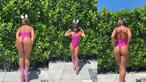 pink bunny tease