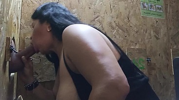 My first time in gloryhole