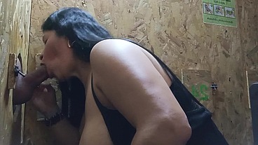 My first time in gloryhole