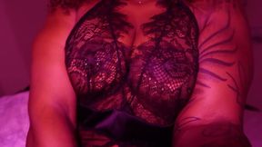 Veronika Cummings gets off on slapping, spitting and fucking herself into multiple squirts