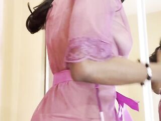 Purple vs. Ebony Sheer Robe Try On Haul