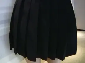 Sex appeal Asian teen Riku Minato engulfs schlong eats cum