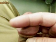 When I was PLAYING with MY PENIS on the TRAIN, I inadvertently EJACULATED!!