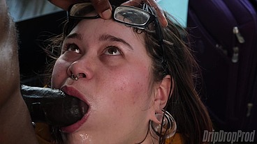 DRIPDROP Katt Staxxx is a Traveling Office Slut That Loves to Give Out Blowjobs and Get Cum in Her Mouth!!!