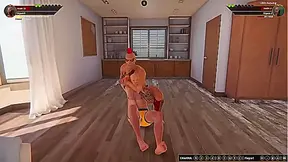 Aaron VS Lillith Redwing (Naked Fighter 3D)