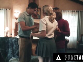PURE TABOO Virgin Lexi Lore double penetration'd & DOUBLE CREAMPIED By Hung Stepbrothers To Please Ouija Board Demon