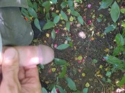 Gardener takes a piss #1