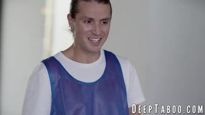 Katie Morgan & Demi Hawks get down and dirty in taboo foursome with taboo MILF stepmom Jay Romero