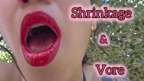 I shrunk you, I blow you, and I ate you.