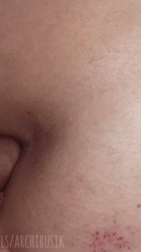 An obedient young femboy eats cum with his ass and mouth fucks like a whore !   Clip 1