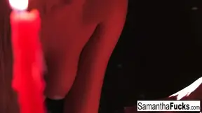 Samantha Saint and Victoria White Play With Candle Wax