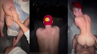 Watch School Men's hot homemade video with a big ass getting creampied on Rooftop