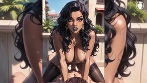 Beautiful and Naughty Brunette Sitting on Her Best Friend's Cock - Ai Gerou Hentai