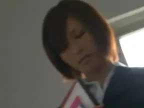 Crazy teacher Akari Asahina gets banged in a toilet