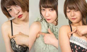 Nenne Ichika, Ayaka Hirosaki And Yui Kawagoe In Armpit Watching - Armpit Fetish Asian Teen Shaved Pits