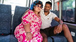 extreme fat belly mature interracial ass fucked in my van