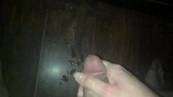 My cock sprays in slo-mo