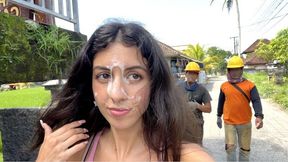 Asked The Waiter To Cum On My Face In A Public Cafe - I Only Like To Dine Covered In Cum - Katty West