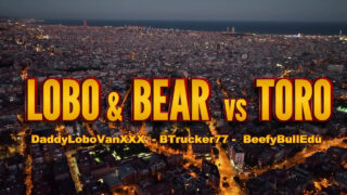 Grubi, pulchni, hiszpańscy tatuśkowie z tatuażami dają się ruchać w tyłki w owłosionej scenie trójkąta