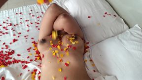 Tamil New Married Couples Honeymoon Celebration in Private Hotel