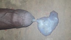A Big Black Cock Full of Cum