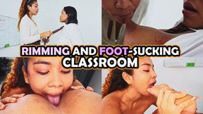 Rimming and foot sucking classroom - Kendra - Lissa