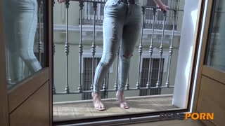 Blonde hottie Clara Montoro shows another young dude the many things she knows about sex!