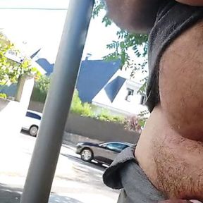 Walking down the street with my dick outdoors 5