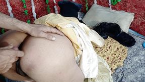 Desi Village Big Ass Bride Ass Fucked by Hubby Cock on Wedding Night or on Honeymoon