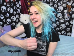 Amateur Blonde Teen Plays Solo with Toy Webcam Porn