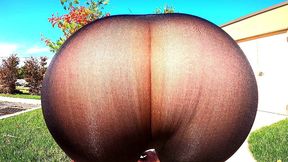 insanely transparent leggings - 43yo wife