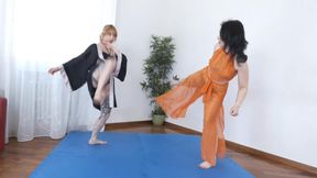 Un debole per i piedi della karateka - Weakness for karateka's feet (1 PART)