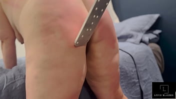 Naughty Angel was given a spanking