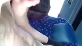 batendo punheta no banco de tras do onibus com risco de flagra