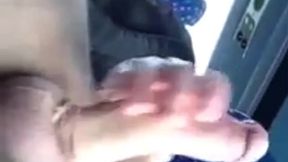 batendo punheta no banco de tras do onibus com risco de flagra