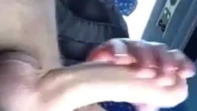 batendo punheta no banco de tras do onibus com risco de flagra