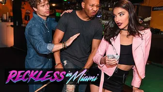 Emily Willis takes two huge cocks in a wild threesome