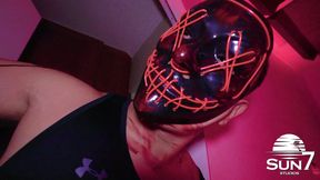 Lesbian Halloween Ends in Whoring and Woodwork in the Pussy of Hot Chicks