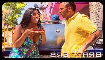 Jayla Page Can't Resist Scott Nails' Huge Dick - Bombshell Brunette Intense Passion Premium