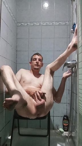 I shave my dick in the shower