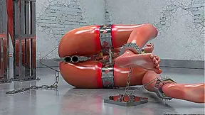3D BDSM Bondage Fetish Comics Compilation by CyberCaptain